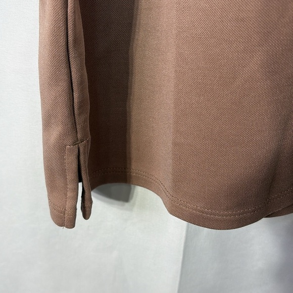 🥒 Pure Jill tall large tan knit, loose fitting long sleeve dress with pockets - Picture 7 of 10